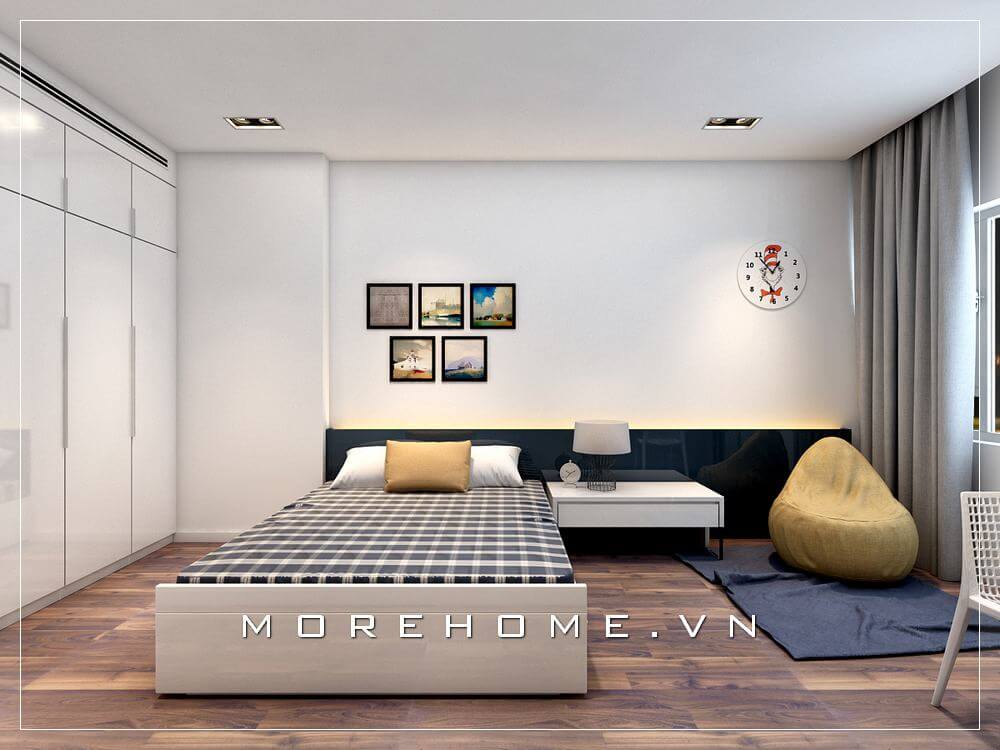 Giường ngủ gỗ hiện đại